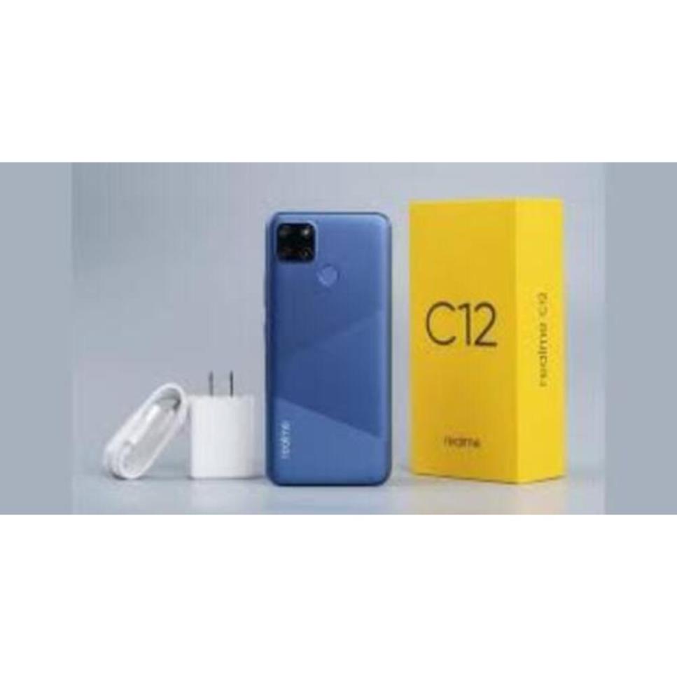 điện thoại Realme C12 2sim ram 4/64G Chính Hãng, Màn hình: IPS LCD6.52&quot;HD+, Camera sau: Chính 13 MP &amp; Phụ 2 MP, 2 MP