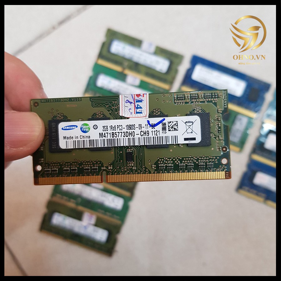 RAM Laptop Máy Tính Xách Tay 2G RAM DDR2 Bus 800 - DDR3 Bus 1333 Tốc Độ Cao Chính Hãng - OHNO VIỆT NAM