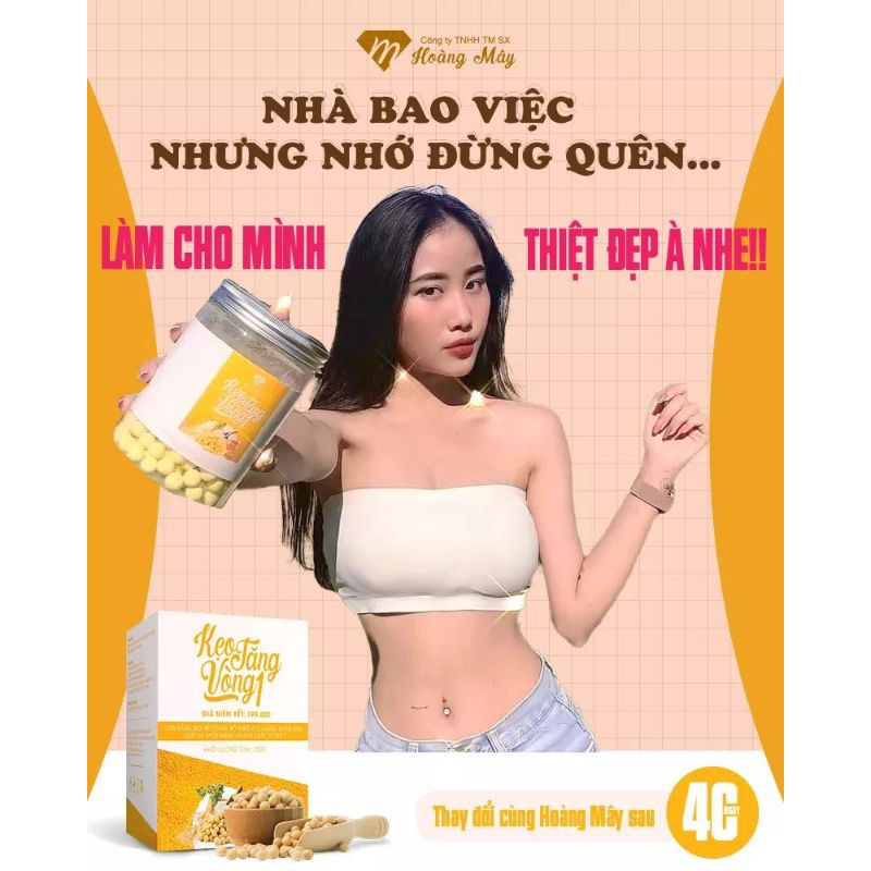 Kẹo Tăng Vòng 1 Hoàng Mây 250gr