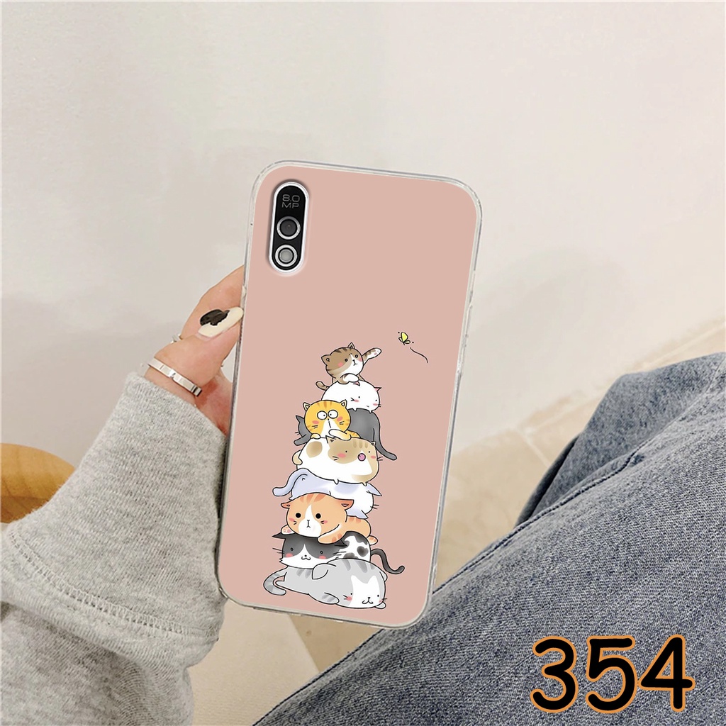 Ốp Lưng Vsmart Bee 3 - Vsmart Bee in hình Cat&amp;Bear đáng yêu - Chất liệu Silicon siêu bền, bảo vệ máy