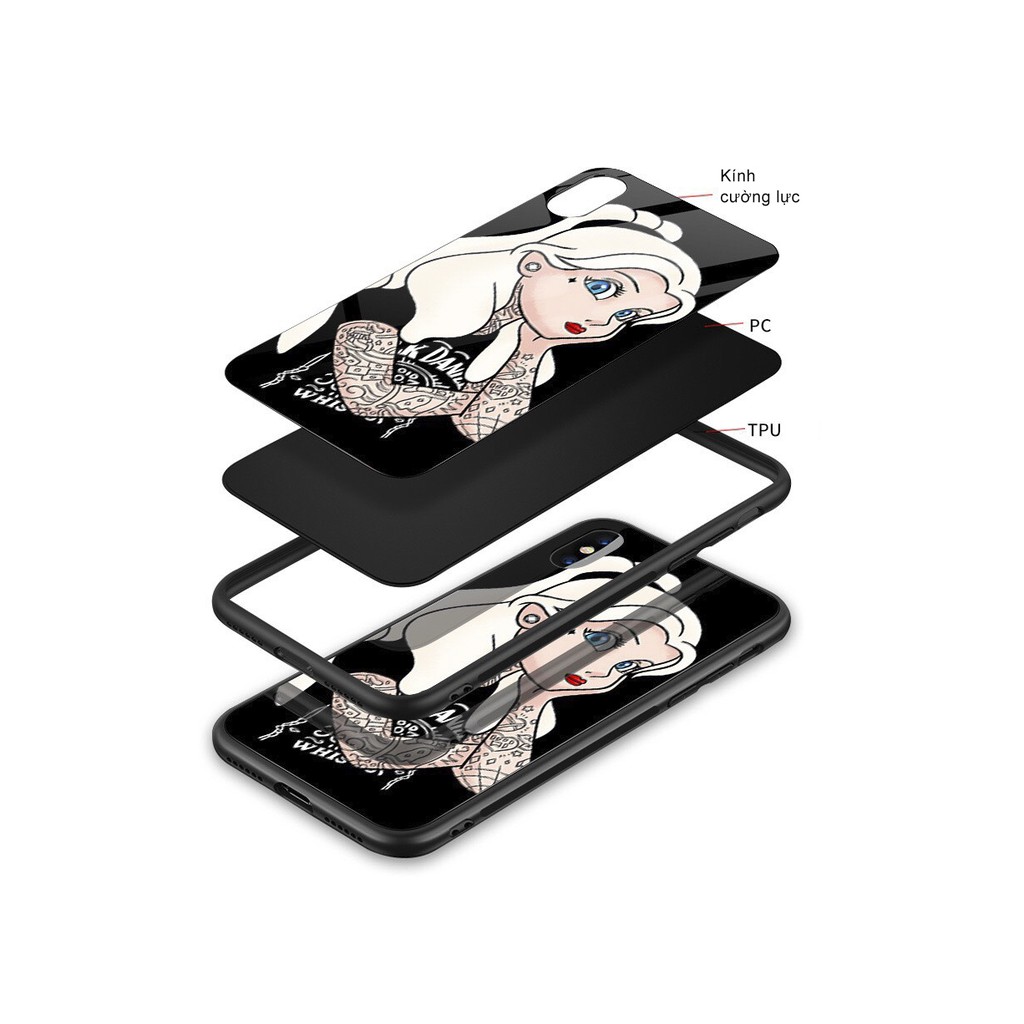 Ốp lưng iphone kính bad girl cho iphone 7 8 plus 6 s plus 7 8 X Xs Xr Xsmax 11 11pro 11promax Se2 12 mini 12 pro max