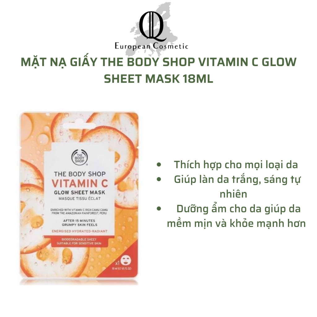 Mặt Nạ Giấy Dưỡng Da The Body Shop Sheet Mask 18ML