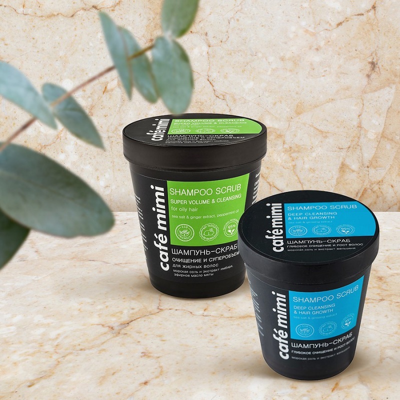 Tẩy tế bào chết da đầu Cafe Mimi siêu sạch cho tóc dầu bết, kích thích mọc tóc, giúp tóc bồng bềnh, dày mượt