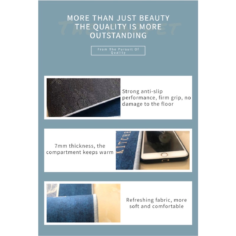 Thảm lót sàn chùi chân thấm hút chống trượt họa tiết hoạt hình dễ thương