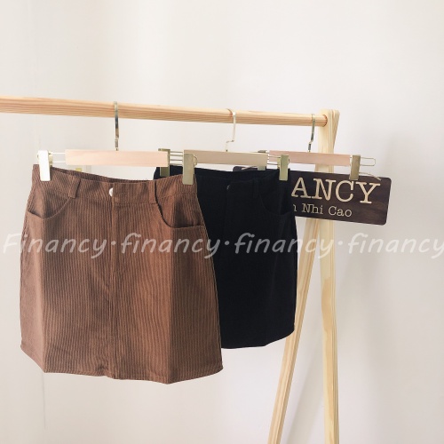 Chân váy nhung chữ A ⚡ CỰC XINH ⚡ chân váy chữ A chất nhung tăm dày dặn, thoáng mát tạo sự thoải mái cho người mặc - V03 | BigBuy360 - bigbuy360.vn