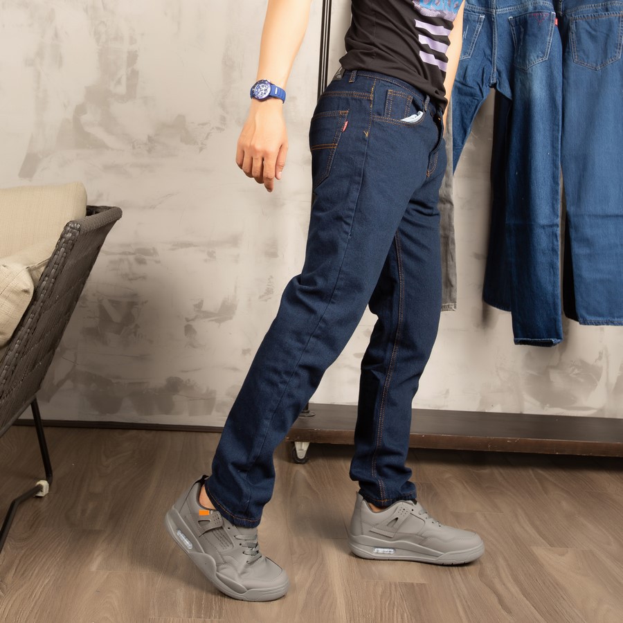 Quần jean nam ống suông jean đẹp siêu bền TS61 Tronshop