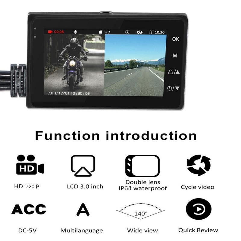 Máy Quay Hành Trình Màn Hình Lcd 3 Inch Với Độ Phân Giải Full Hd 1080p / 720p | BigBuy360 - bigbuy360.vn
