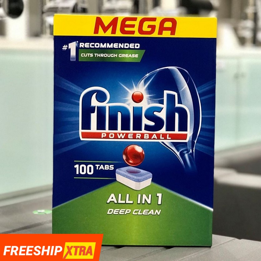 Viên Rửa Bát Finish All in one hộp 100 viên ( Đức )