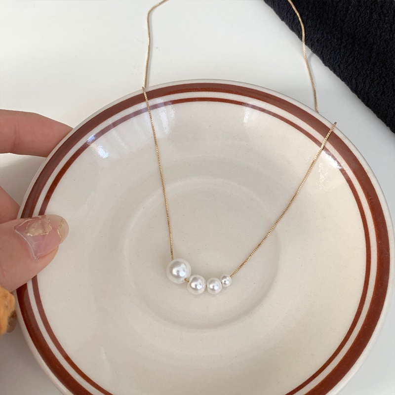 Vòng cổ Baroque Đính Ngọc Trai Sang Trọng Cho Nữ