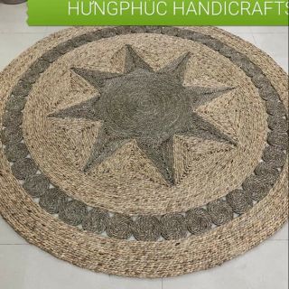 Thảm cói hoa văn ngôi sao mới 1,2m x 1,2m