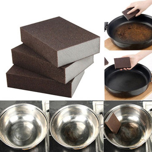 Bộ 10 miếng cọ rửa mọi bề mặt nâu