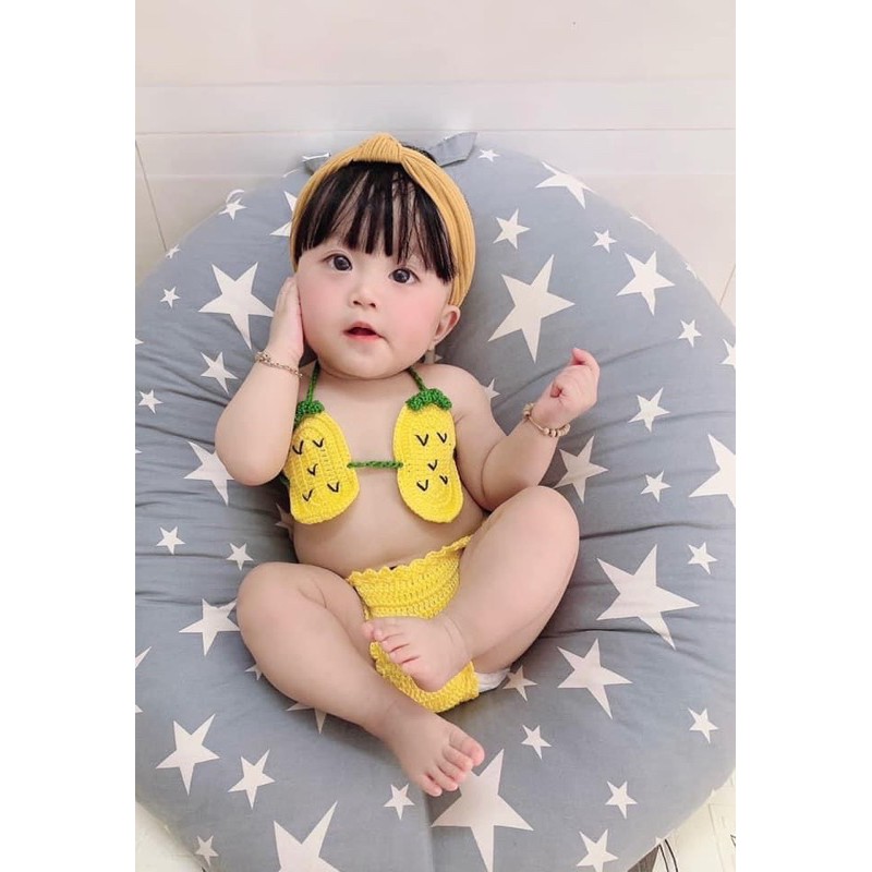 Bikini móc tay mẫu dứa xinh