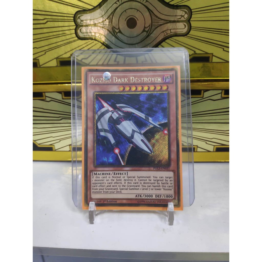 [ Dưa Hấu Yugioh ] Lá bài thẻ bài Kozmo Dark Destroyer - Gold Secret Rare - Tặng bọc bài nhựa bảo quản