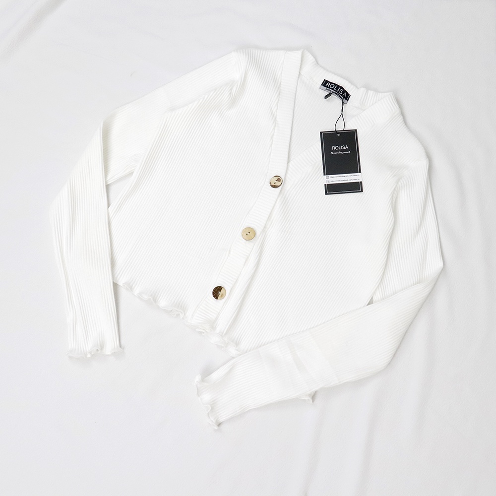Áo cardigan lửng dài tay mỏng nhẹ RM002