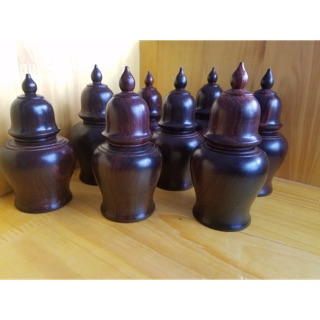 Lọ tăm gỗ trắc