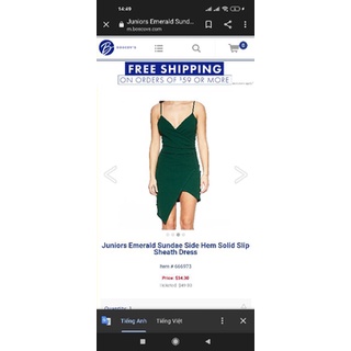 Đầm tiệc ngắn Emerald Sundae - web 1tr2