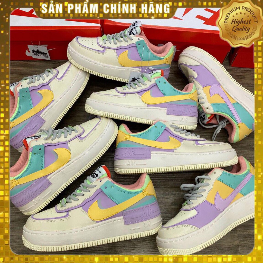 Giày sneakers AF1 shadow 7 màu 1.1 nowship 1h khu vực hà nội