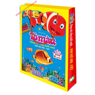 Tô Màu Động Vật Dưới Nước Song Ngữ Anh Việt (Bộ 6 Cuốn)