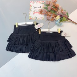 Chân váy xếp ly 2 tầng ngắn cạp chun co giãn F40 | BigBuy360 - bigbuy360.vn