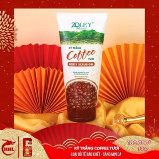 Tẩy tế bào chết zoley - cafe tươi 300gr