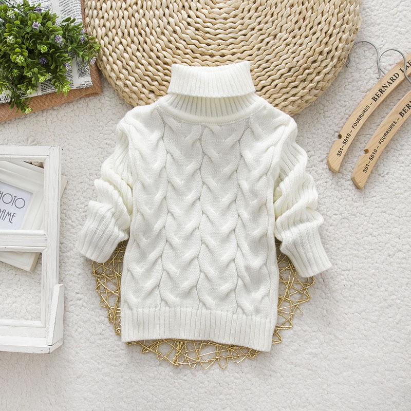 Áo sweater Dệt Kim Cổ Lọ Cho Bé