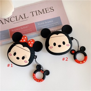 Case airpods 1/2 hình mickey/minnie mouse