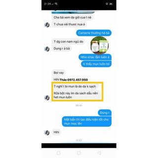 Bột rửa mặt đông y thảo mộc linh