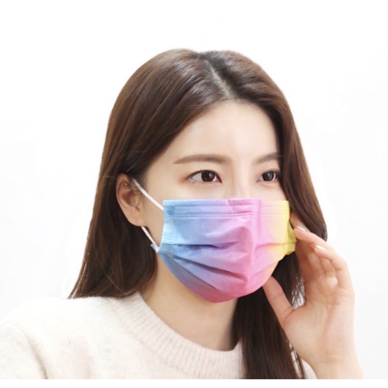 Khẩu Trang Cao Cấp 4 Lớp Họa Tiết Cầu Vòng GARCOTEX RAINBOW Mask | BigBuy360 - bigbuy360.vn