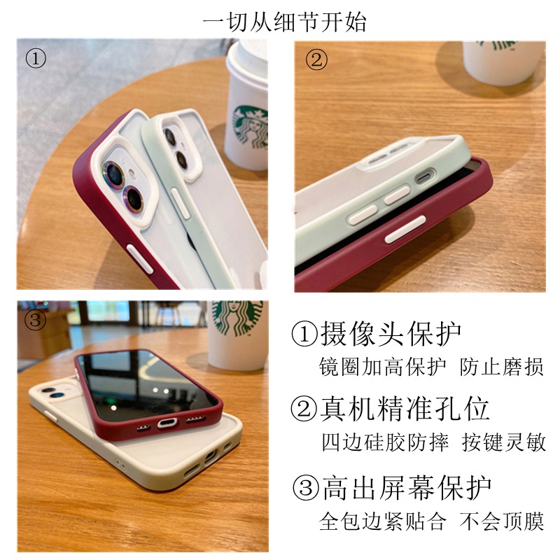 Ốp Điện Thoại acrylic Trong Suốt Cho 13 Pro Max 12Mini 11Promax Xs Max XR 7plus 8plus 6splus 7 8 6s se2020