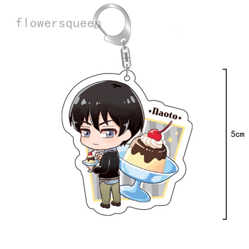 flowersqueen Móc Khóa Mô Hình Nhân Vật Manjiro Ken Takemichi Hinata Atsushi Chibi