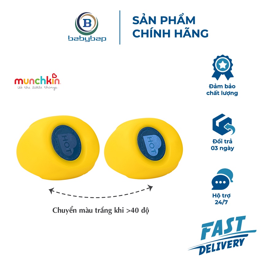 Vịt Vàng Báo Nóng Munchkin Chất Liệu Nhựa An Toàn Cho Sức Khỏe Của Trẻ Nhỏ