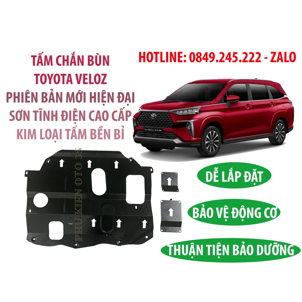 Tấm Chắn Bùn Xe Toyota Veloz 2021-2022