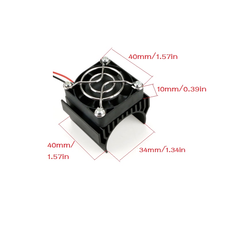 Quạt Tản Nhiệt Động Cơ 540 550 3650 3660 3670 3674 36mm Cho Xe Điều Khiển Tỉ Lệ 1 / 8 1 / 10 1 / 12 TRAXXAS AXIAL FS HSP TAMIYA HPI Redcat Wltoys