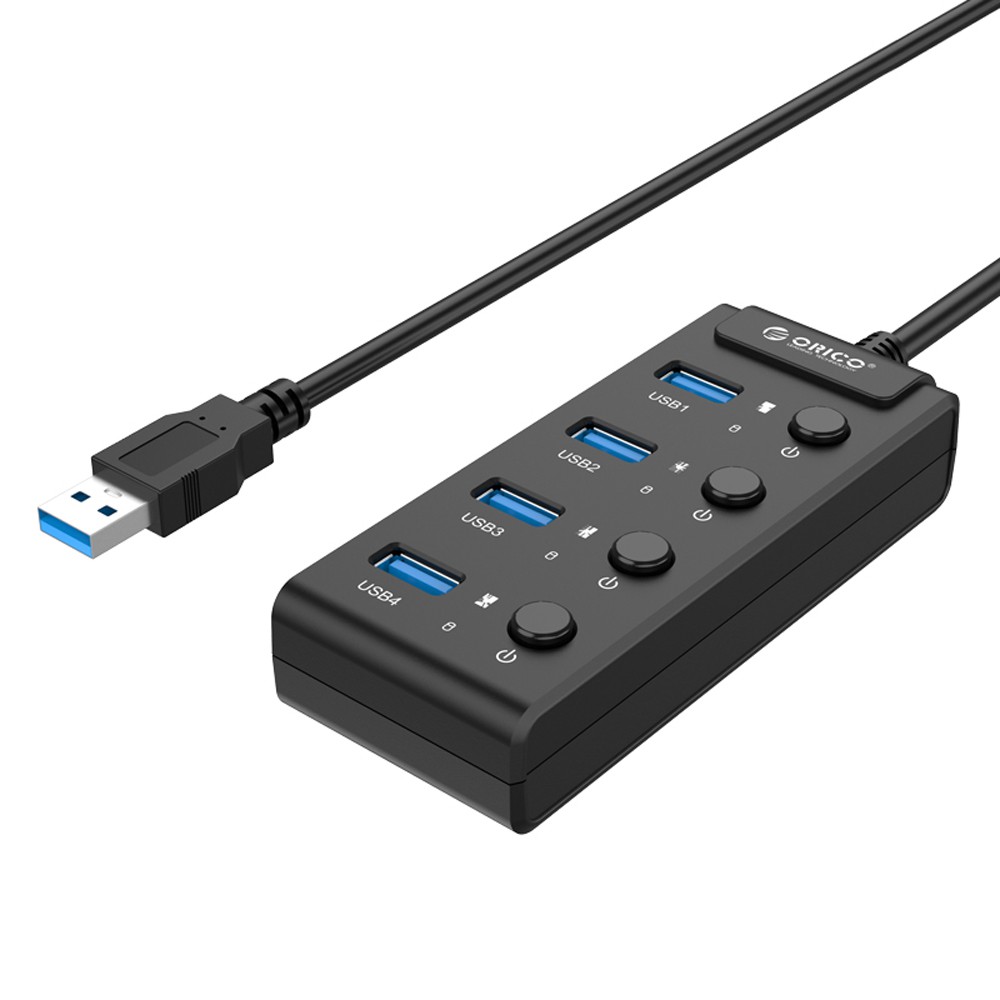 Bộ chia Hub 4 cổng USB 3.0 ORICO W9PH4-BK