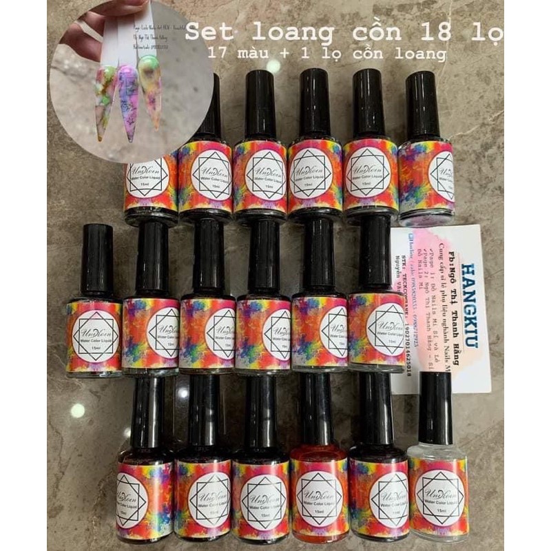 [HÀNG CHÍNH HÃNG] SET LOANG CỒN 18 LỌ