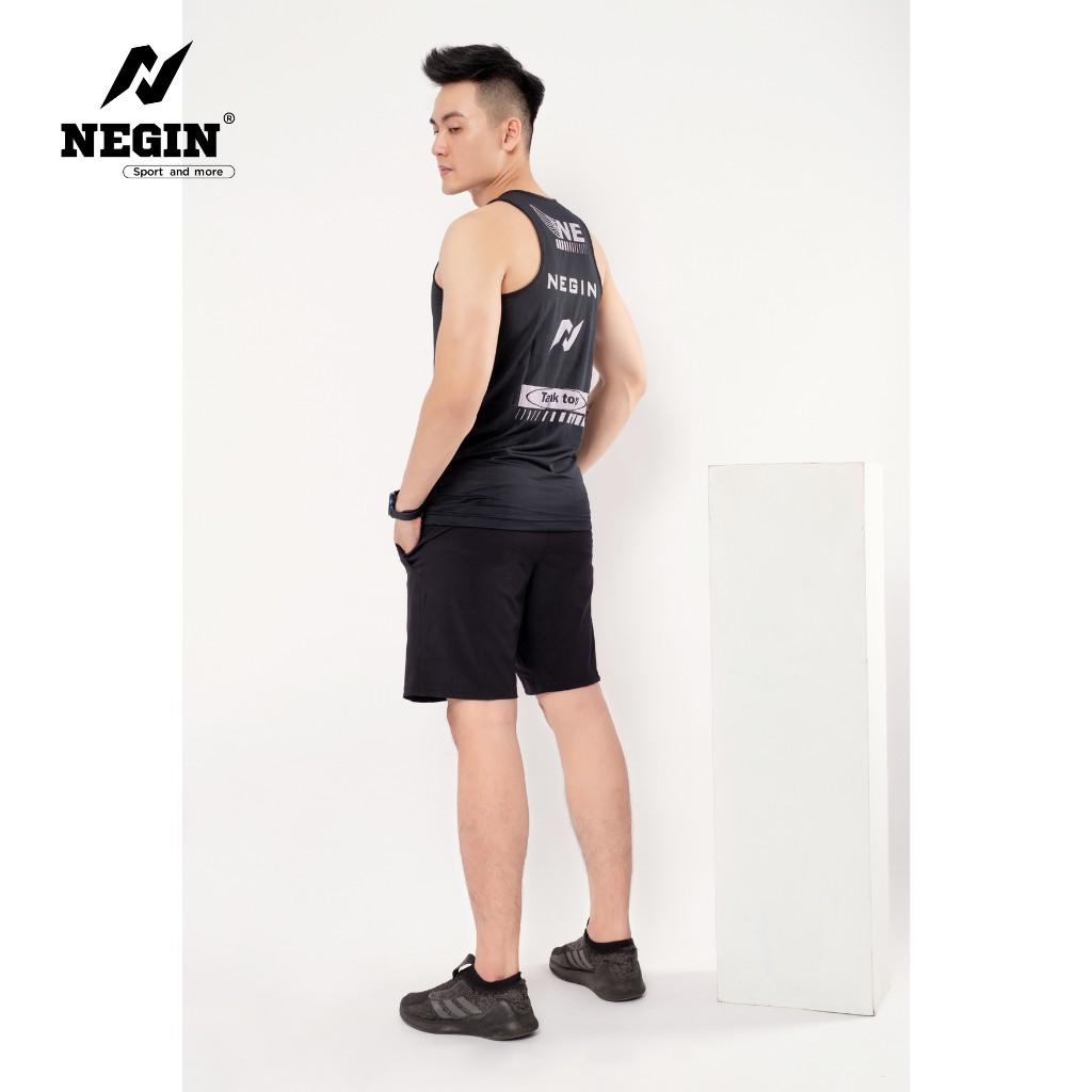 Áo Thun Ba Lỗ Nam Basic Chính Hãng NEGIN Chất Vải Cotton Cao Cấp Siêu Mềm Mịn Thấm Hút Mồ Hôi Thoải Mái Vận Động AN337M