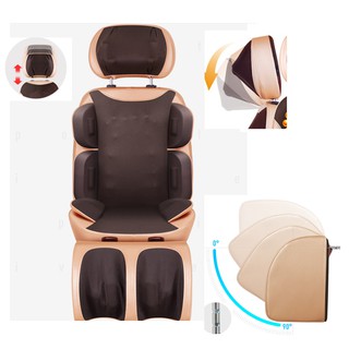 Ghế Massage Thư giãn Trị liệu chính hãng Jare -  mát xa toàn thân, xoa bóp bấm huyệt, giảm đau nhức xương khớp