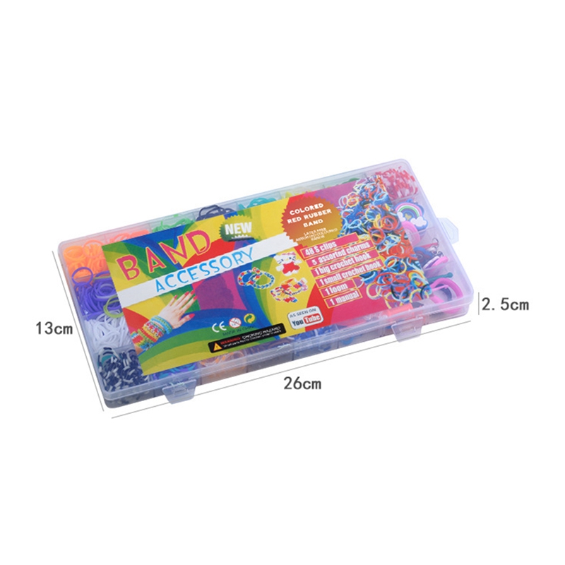 Hộp 32 Dây Thun Buộc Tóc Đủ Màu