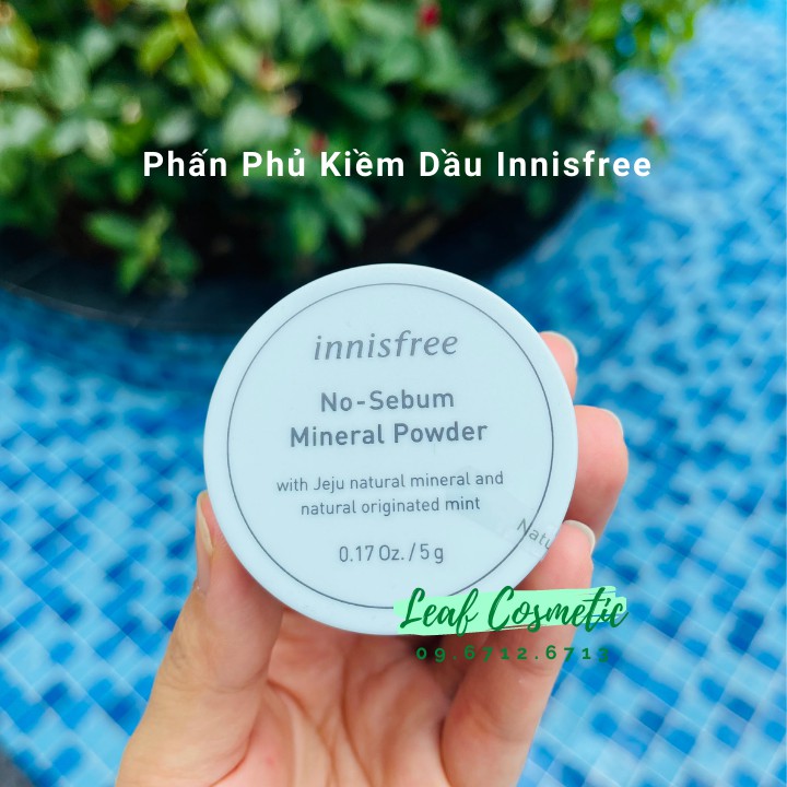 Phấn Phủ Kiềm Dầu Dạng Bột Khoáng Innisfree No-Sebum Mineral Powder 5g