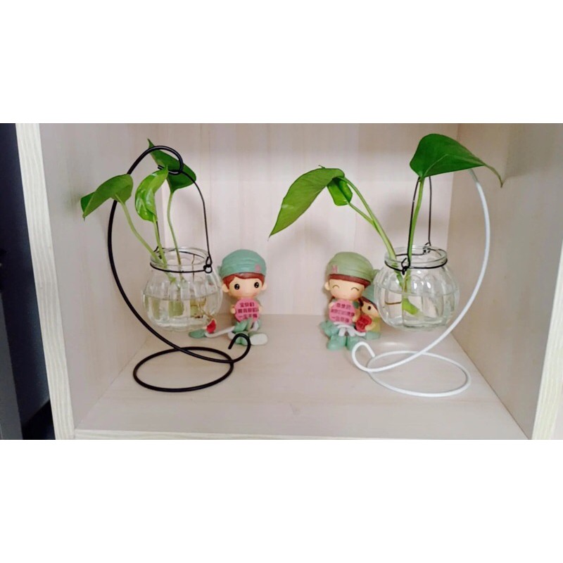 Binh cắm hoa kèm giá treo trang trí