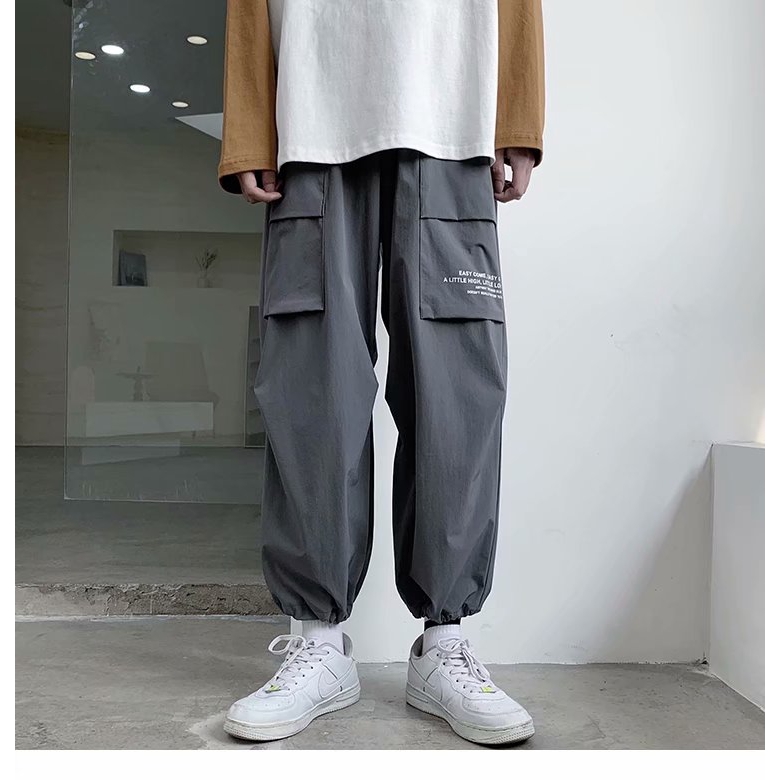 Quần Dài Ống Rộng Thời Trang Hàn Quốc Dành Cho Nam / Size S-3Xl | BigBuy360 - bigbuy360.vn