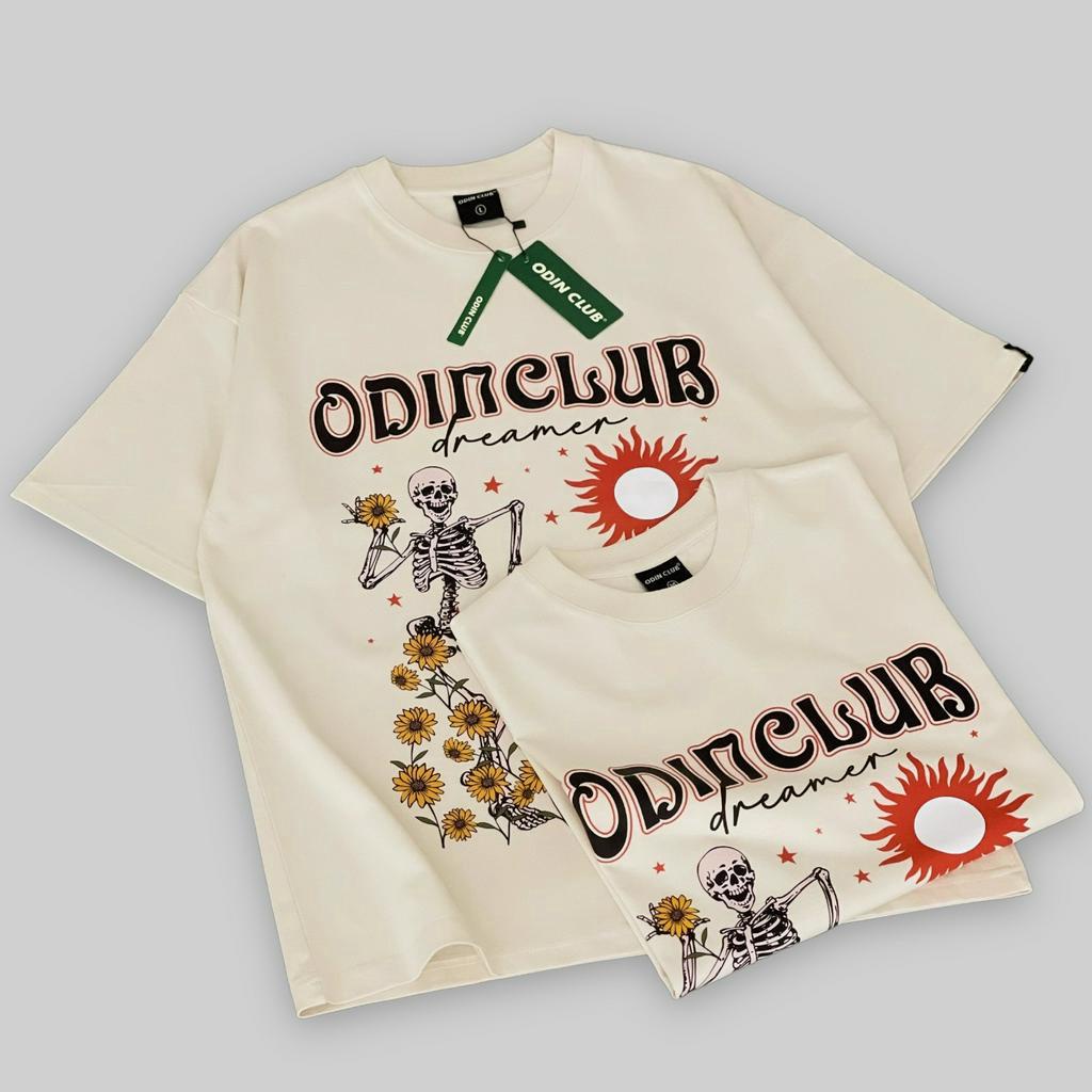 Áo thun oversize Dreamer ODIN CLUB, Áo phông chất liệu 100% cotton co giãn 2 chiều, Local Brand ODIN CLUB