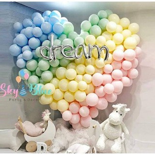 Bong bóng pastel Macaron 10" trang trí sinh nhật siêu phẩm mới