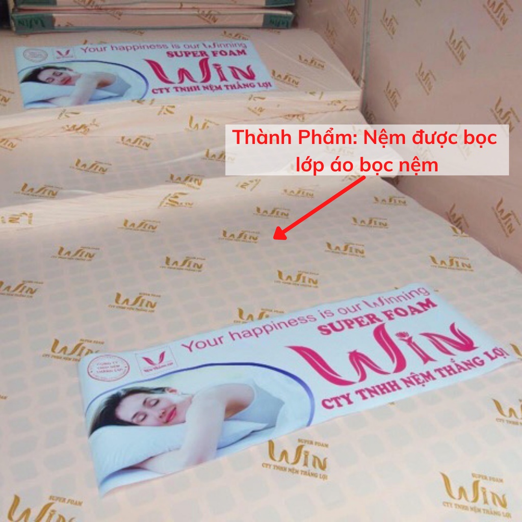 Nệm Cao Su SUPER FOAM WIN Thắng Lợi Chính Hãng 100% Kèm Quà Tặng 7 Món Cao Cấp, Bảo Hành 15 năm
