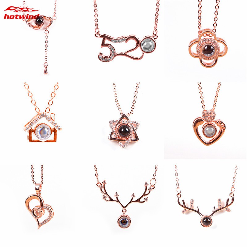 Dây chuyền kim loại họa tiết xinh xắn kiểu dáng hợp thời trang