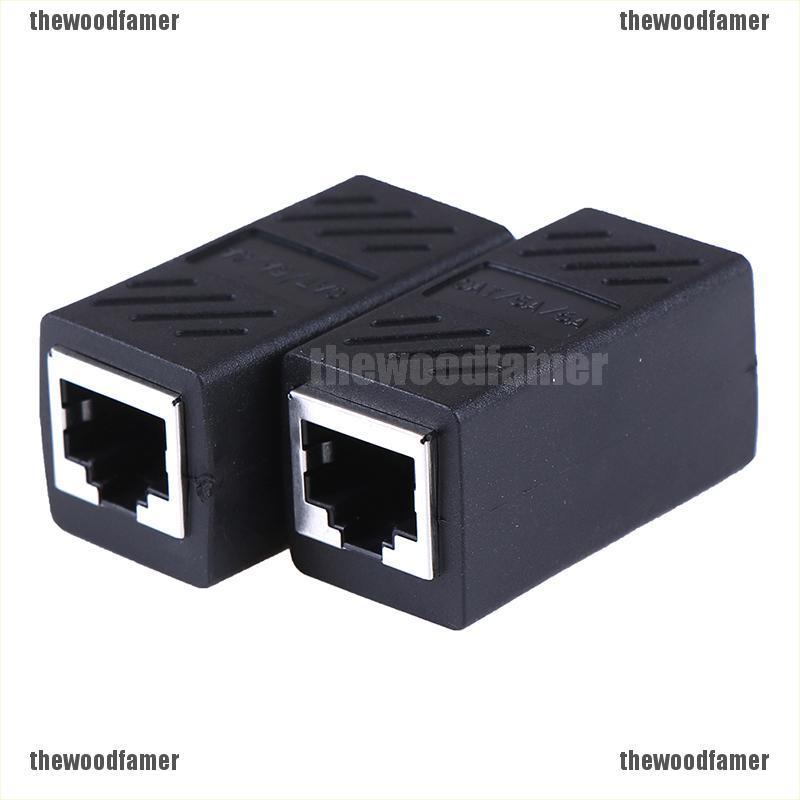 Set 2 Đầu Nối Dây Cáp Mạng Rj45 Lan Cat7 / Cat6 / Cat5E