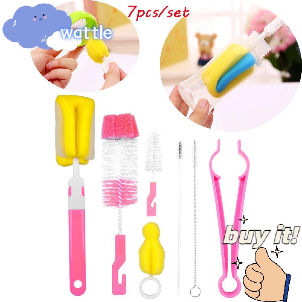 Bộ 7 Cây Cọ Rửa Chai Có Thể Xoay 360 Độ Thiết Kế Mới