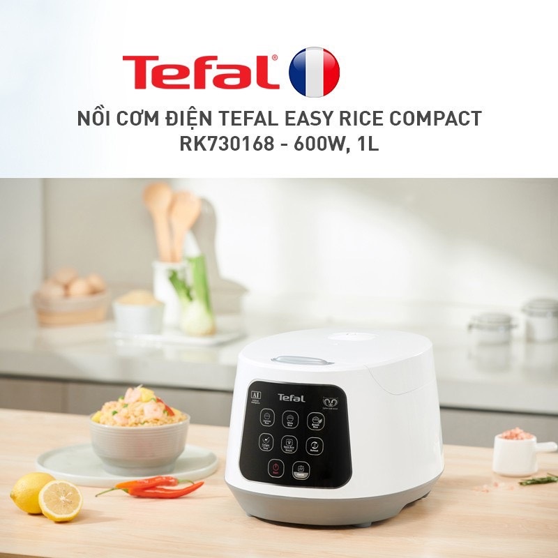 Nồi cơm điện Tefal Easy Rice Compact RK730168 - 600W, 1L