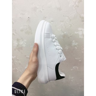 Có sẵn giày MCQUEEN gót đen dây to ( ảnh thật tự chụp )