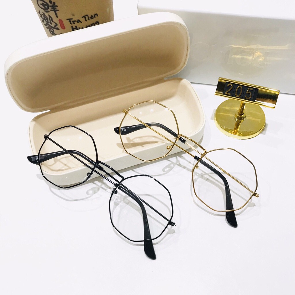 Mắt kính thời trang form đa giác phong cách trẻ trung hiện đại - Hata24h